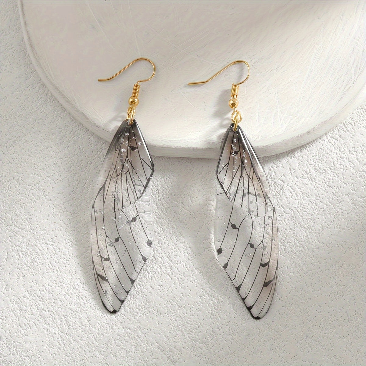 Transparent Butterfly Wing Earring