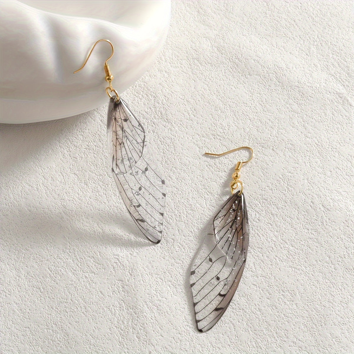 Transparent Butterfly Wing Earring