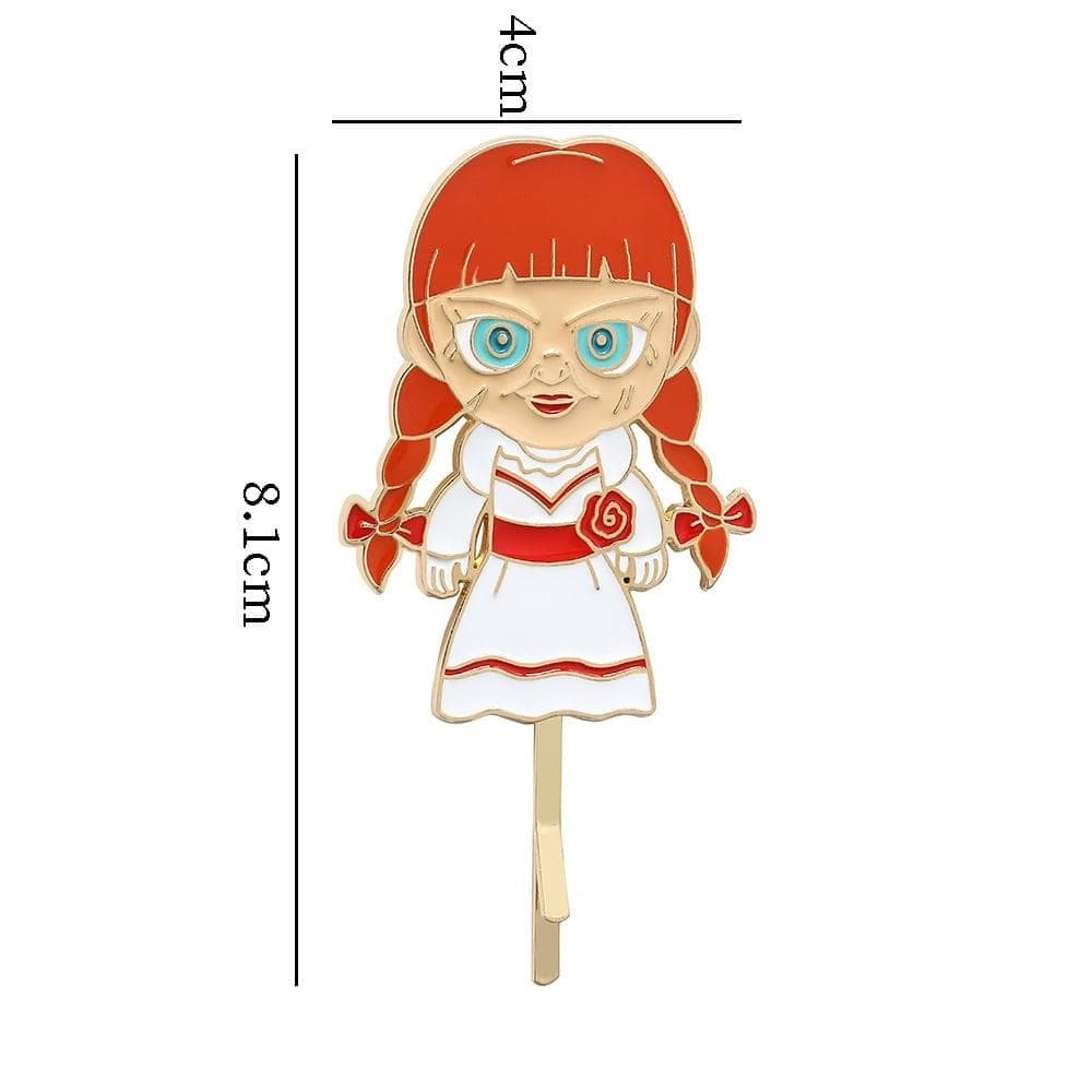 Horror Film Character Annabelle Hairpin