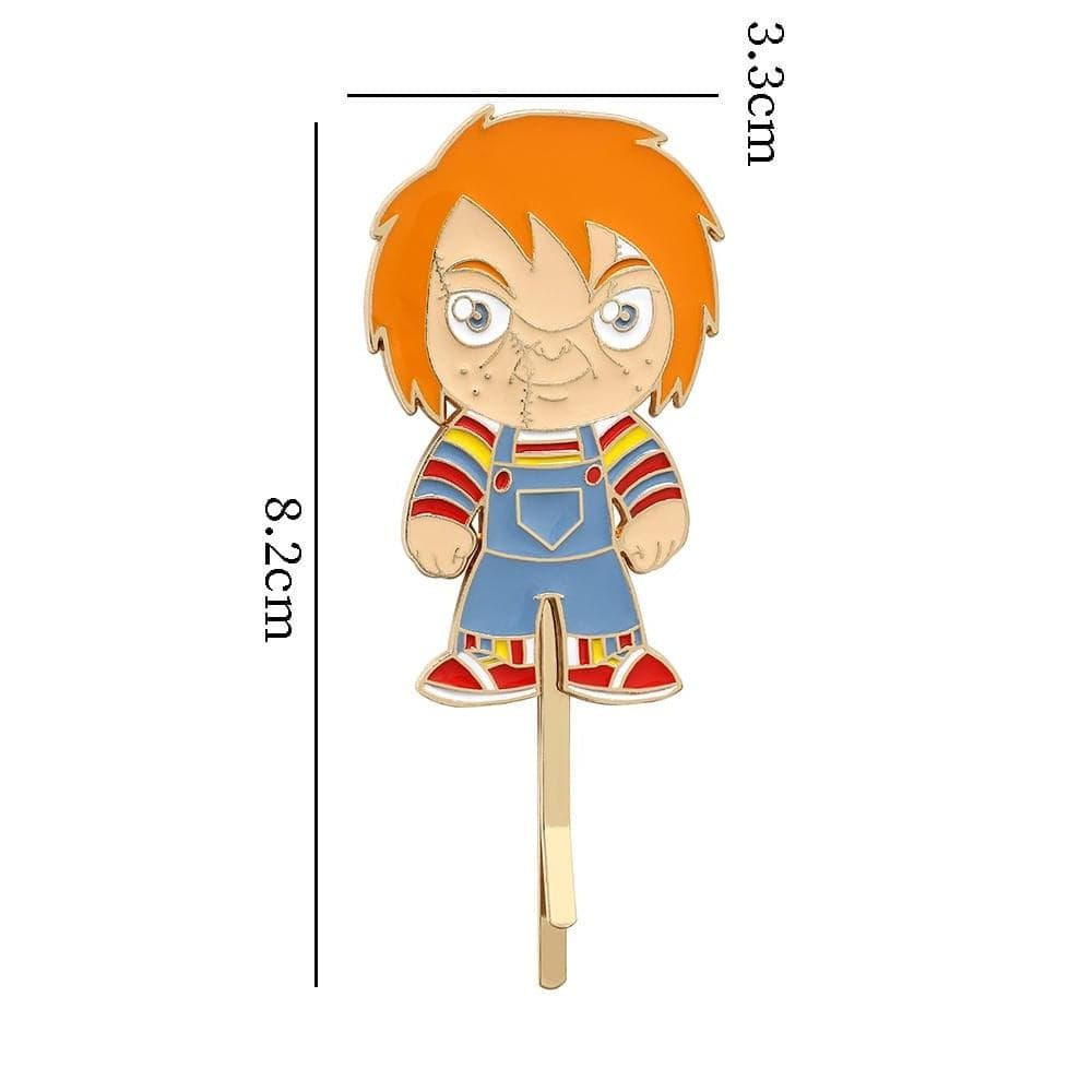 Horror Film Character Chucky Hairpin