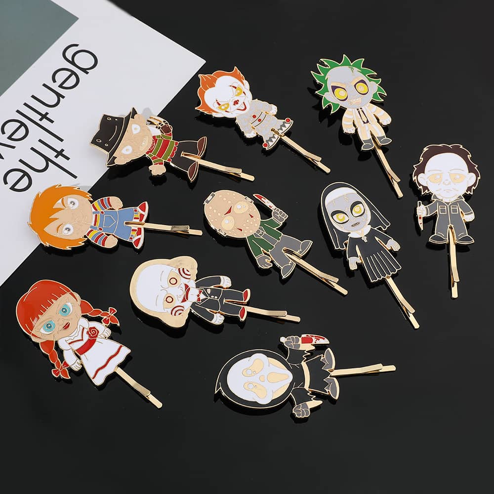 Horror Film Character Chucky Hairpin