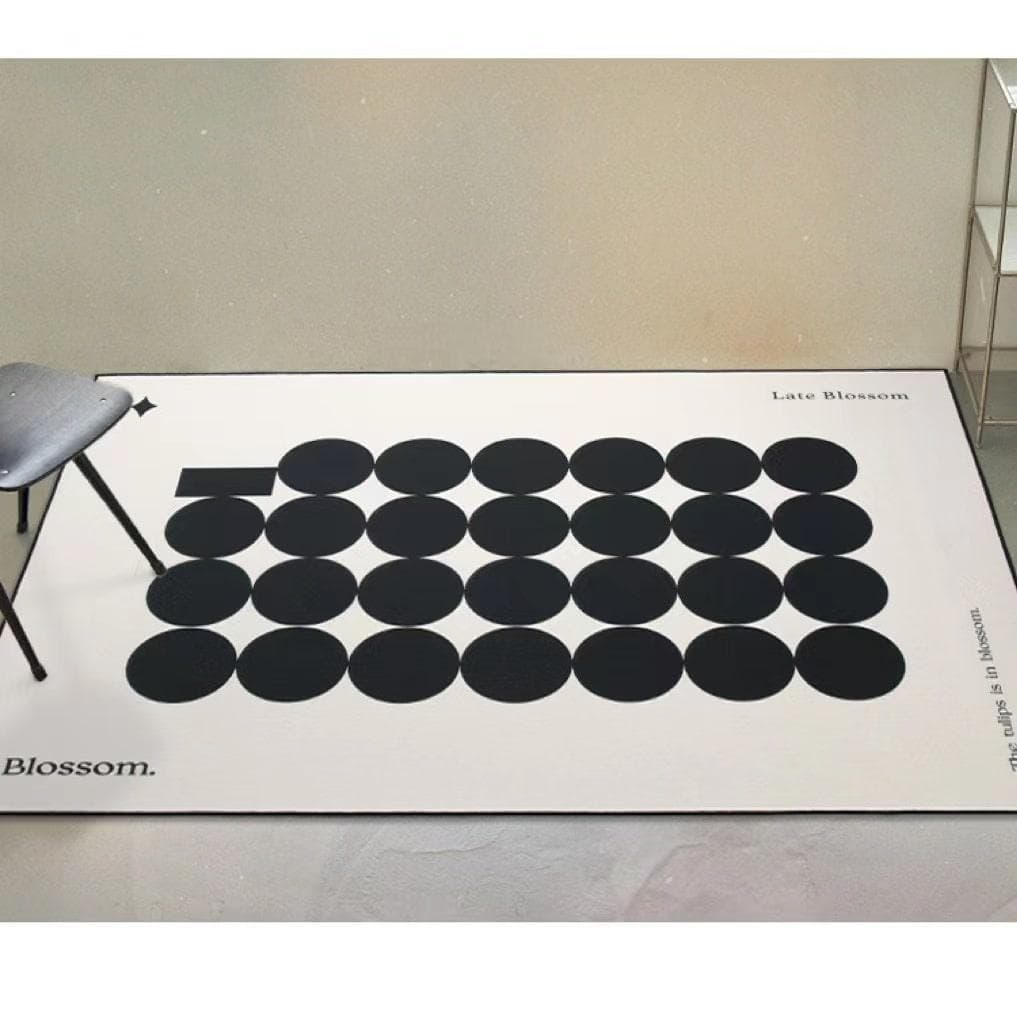 Black Dot Rug