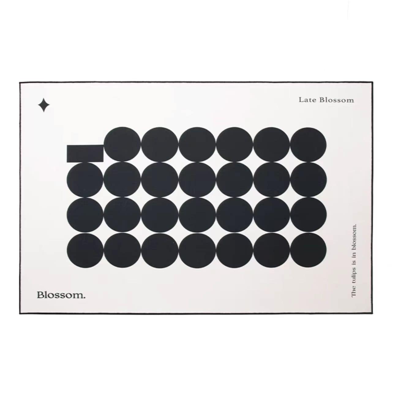 Black Dot Rug