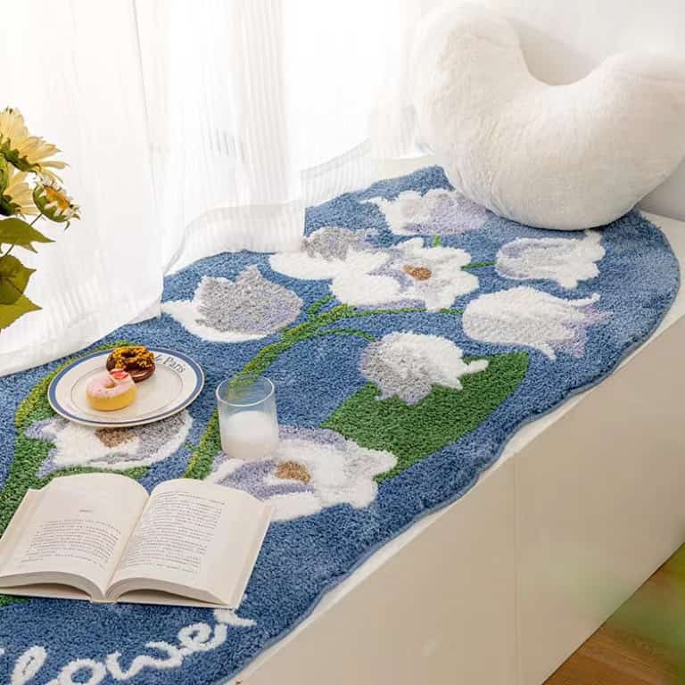 Lily of The Valley Rectangle Rug