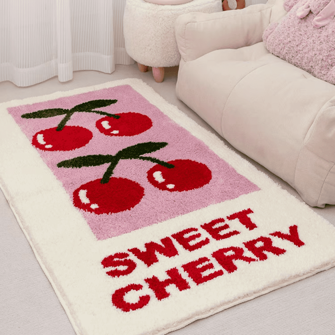 Sweet Cherry Rectangle Rug