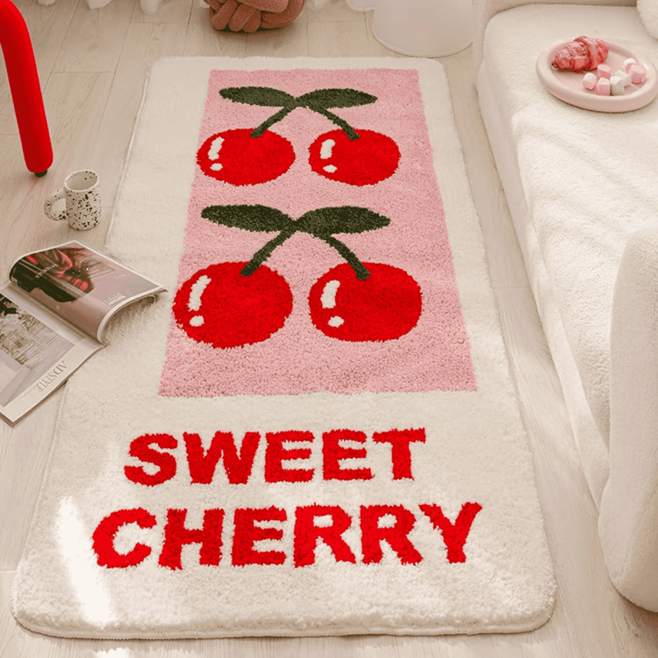 Sweet Cherry Rectangle Rug