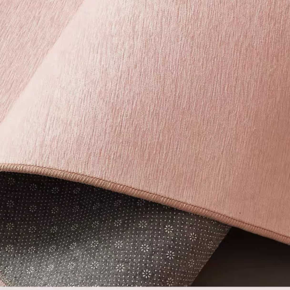 Pale Pink Round Rug