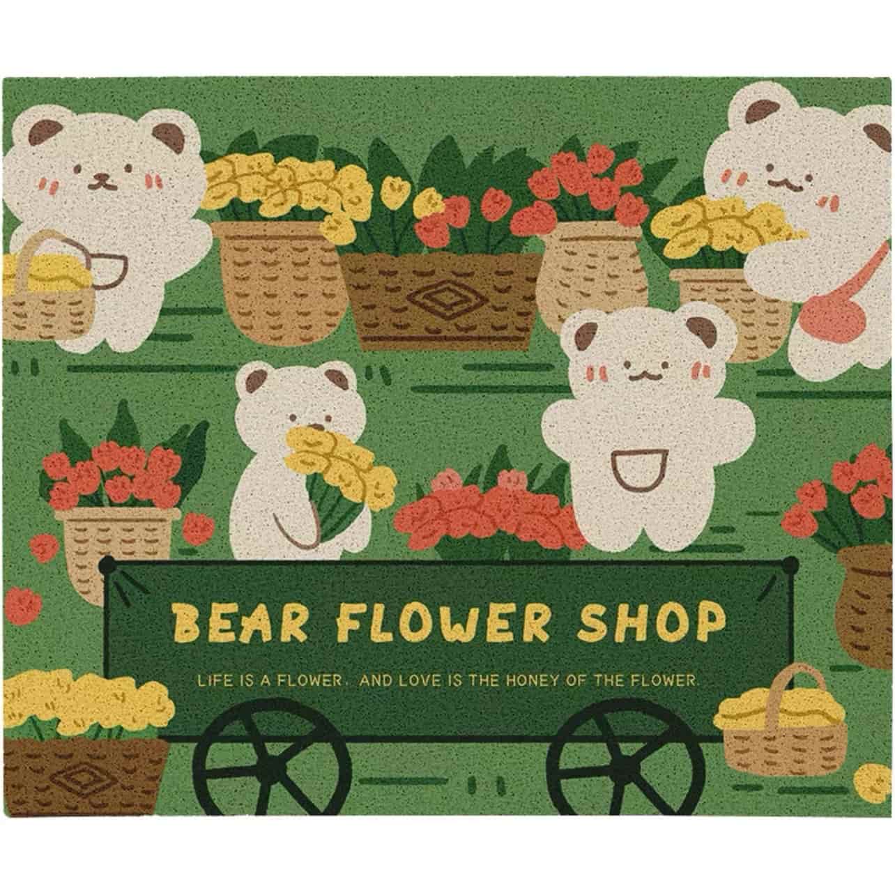 Bear Flower Shop Rug