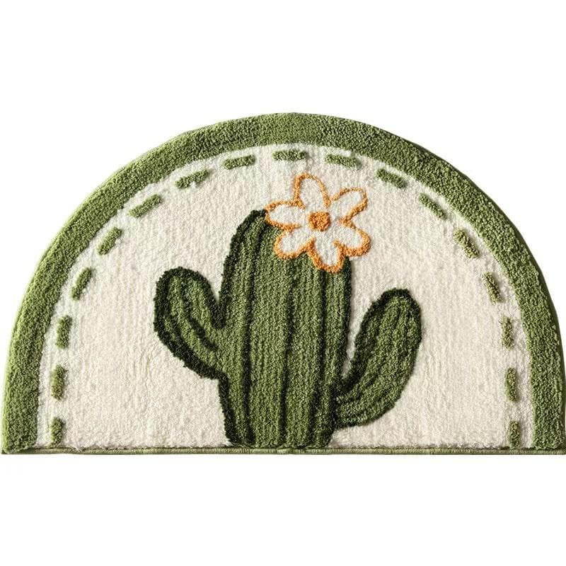 Cactus Half Round Rug