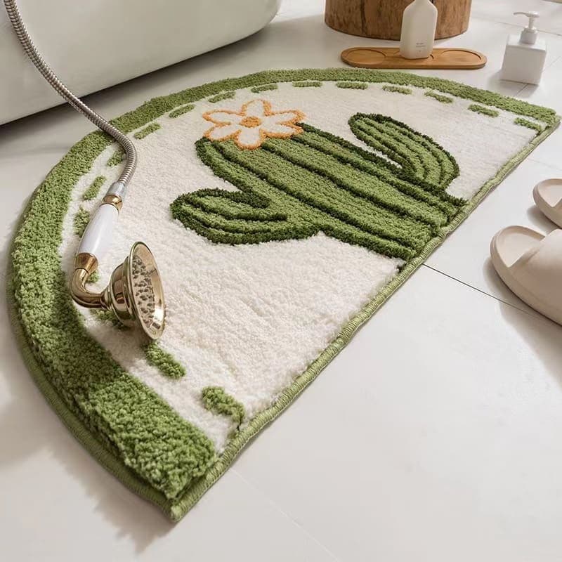 Cactus Half Round Rug