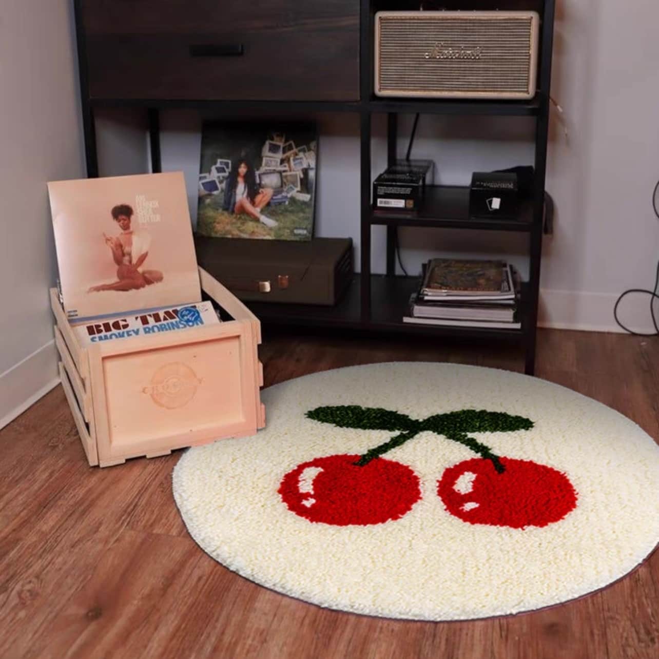 Cherry Round Rug