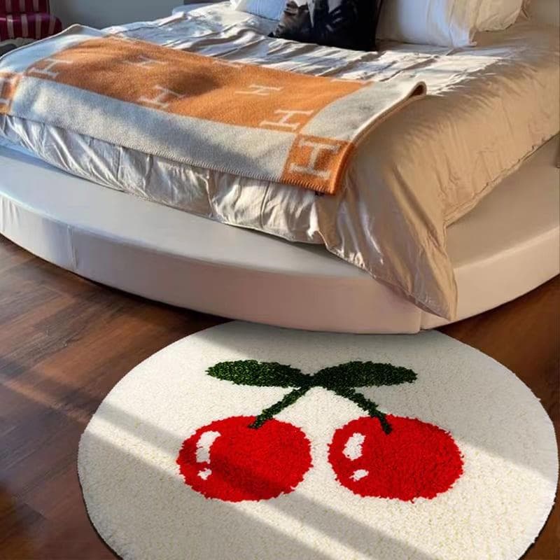 Cherry Round Rug