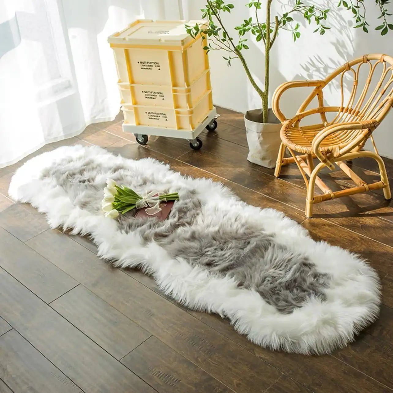 Fluffy Rectangle Rug