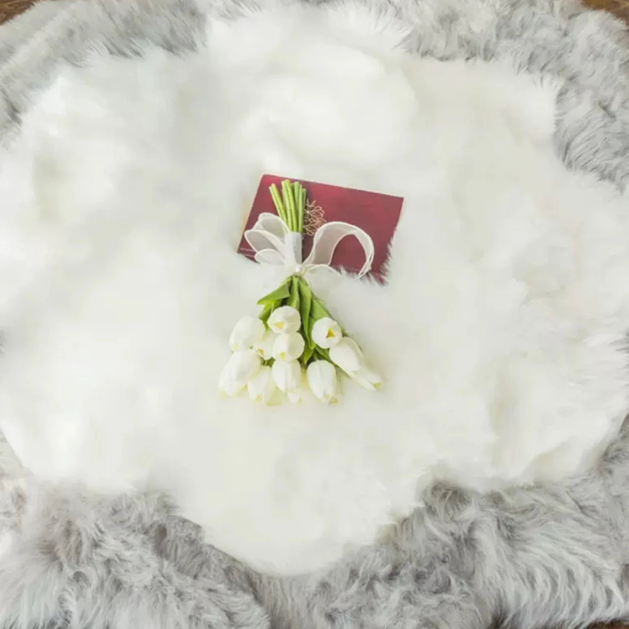 Flower Fluffy Rug