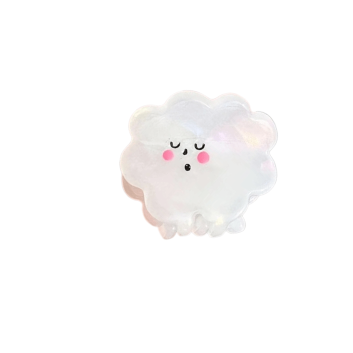 Cream Cloud Mini Hair Claw