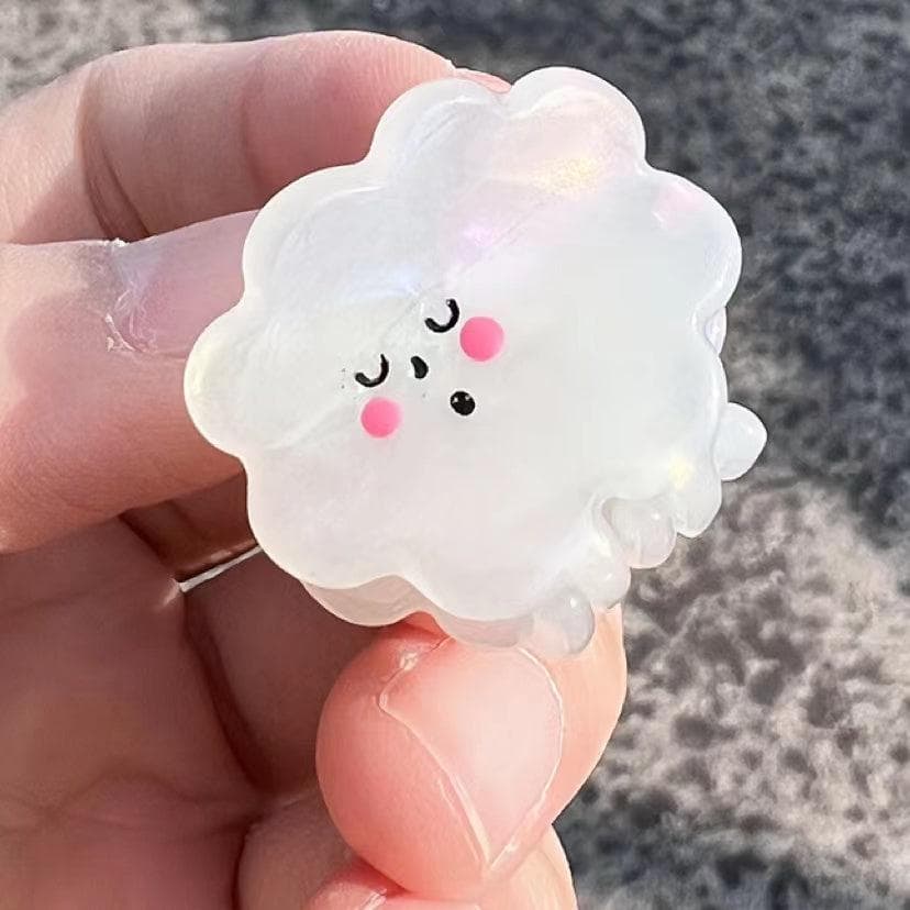 Cream Cloud Mini Hair Claw