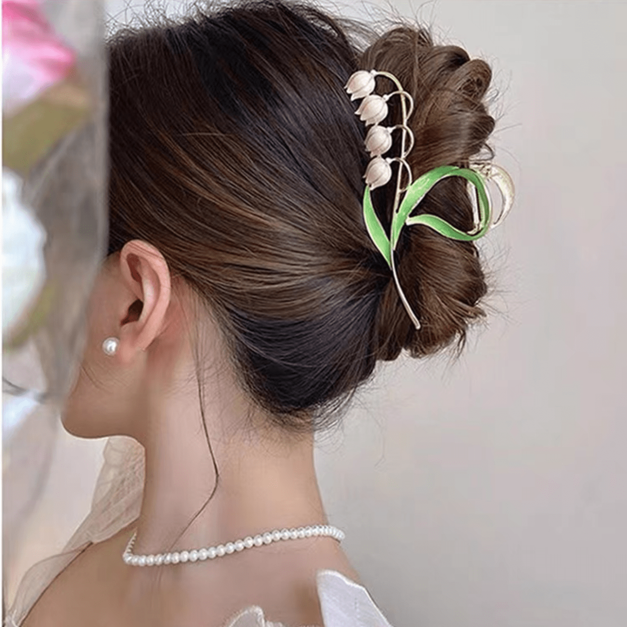 Lily Of The Valley Hair Claw