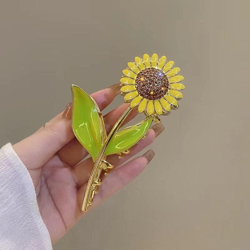 Sunflower Hair Claw