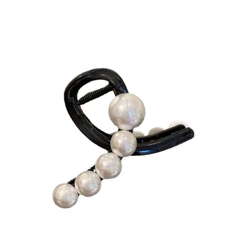 Solid Color Pearl Hair Claw