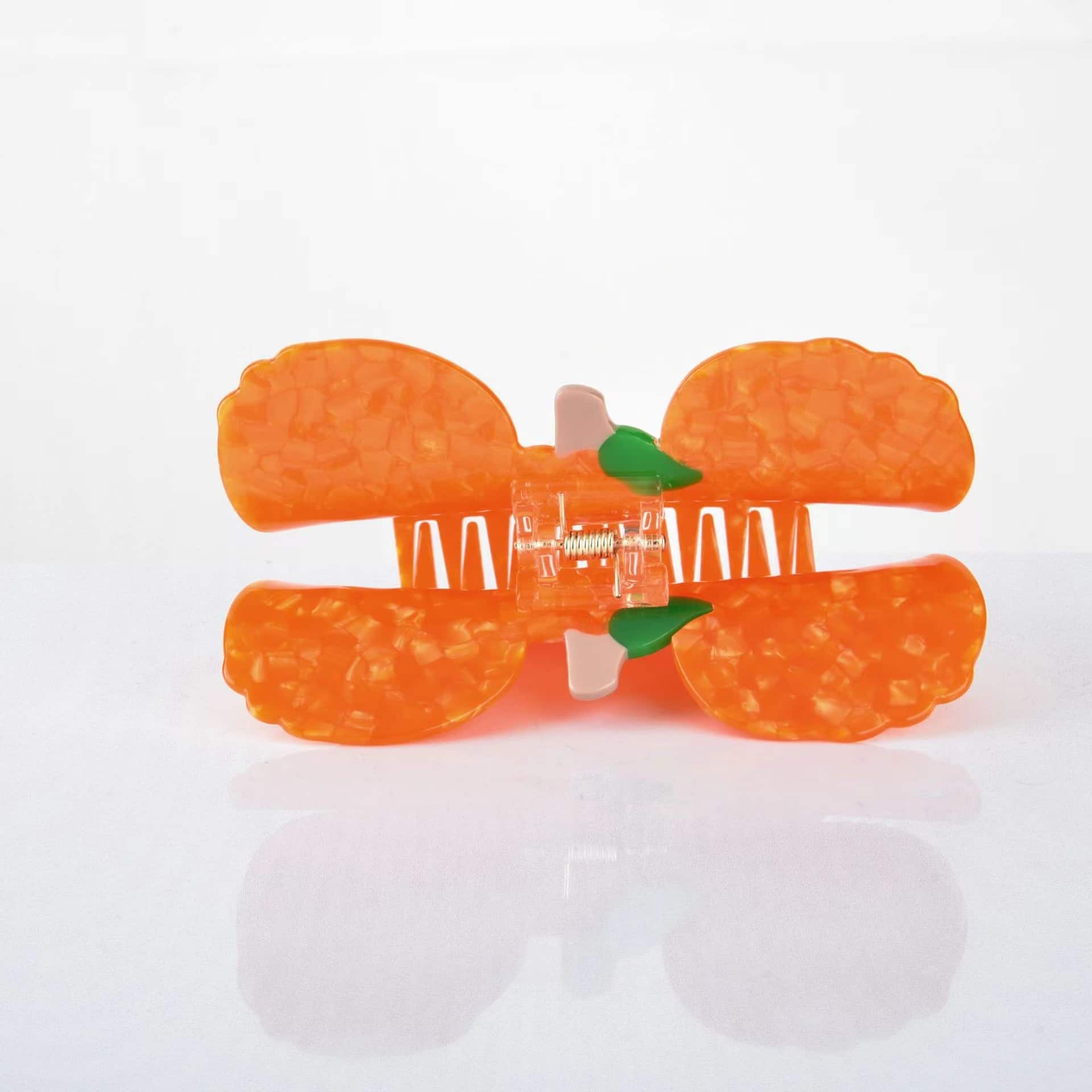 Pumpkin Mickey Hair Claw