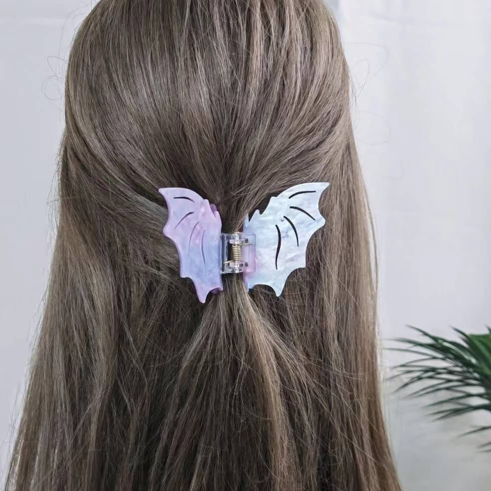 Violet Bat Hair Claw