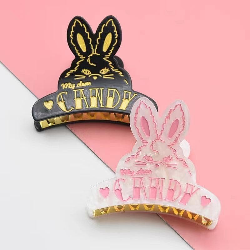 Black Candy Rabbit Hair Claw