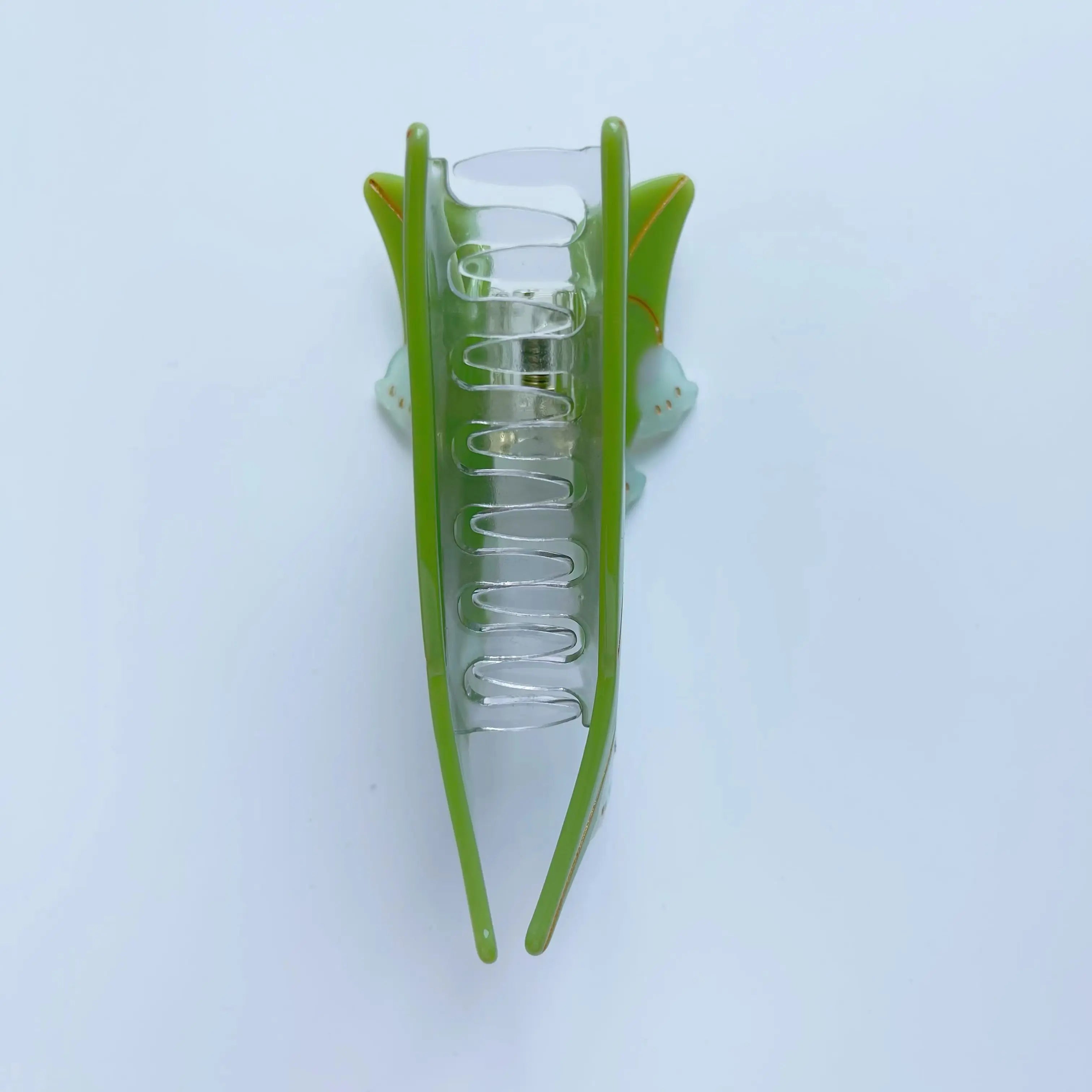 Green Lily of the Valley Hair Claw