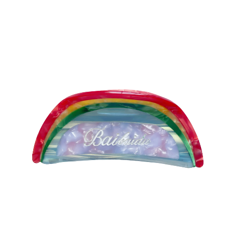 Semicircle Rainbow Hair Claw