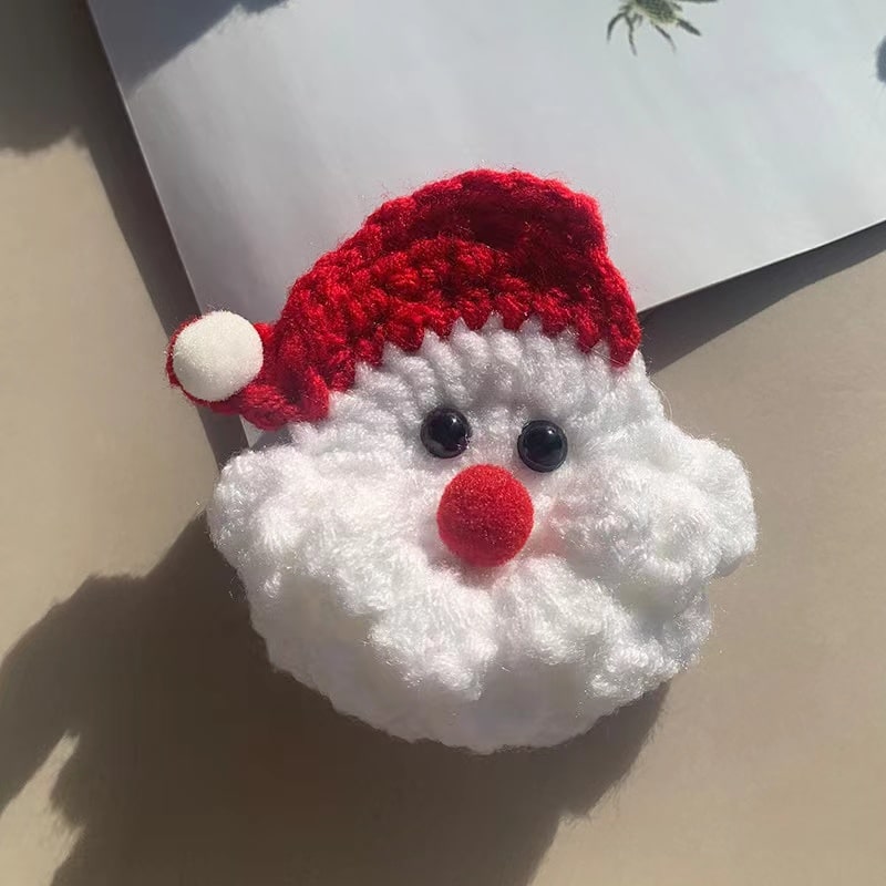 Santa Claus Crochet Hair Clip