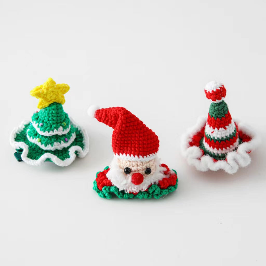 3D Hair Clip Within X'mas Hat