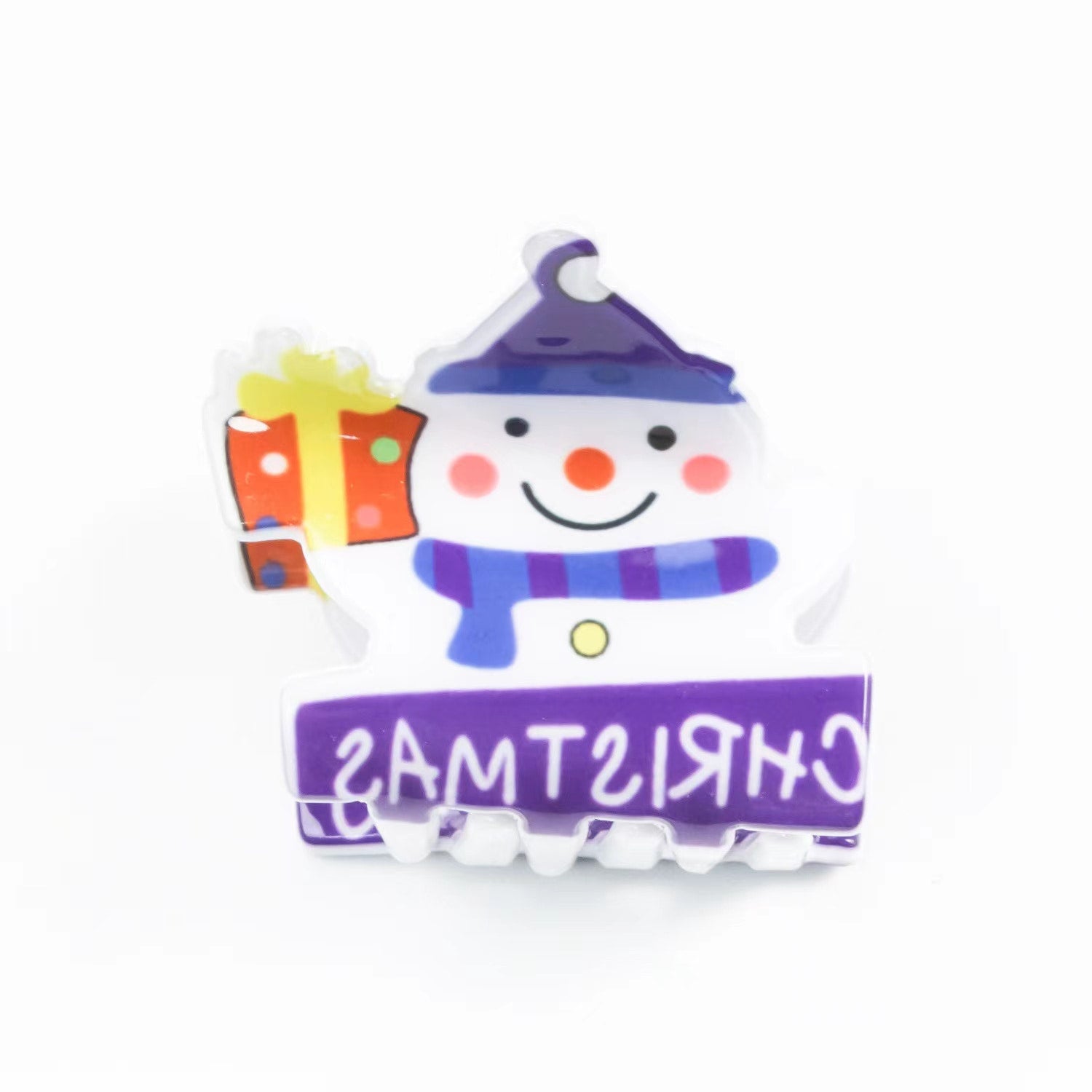 Snowman Hair Claw Within Gift