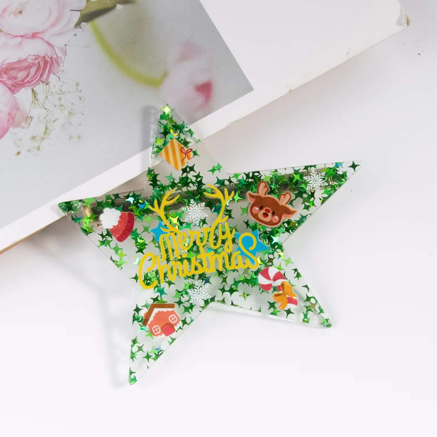 Star Sequins Hair Clip