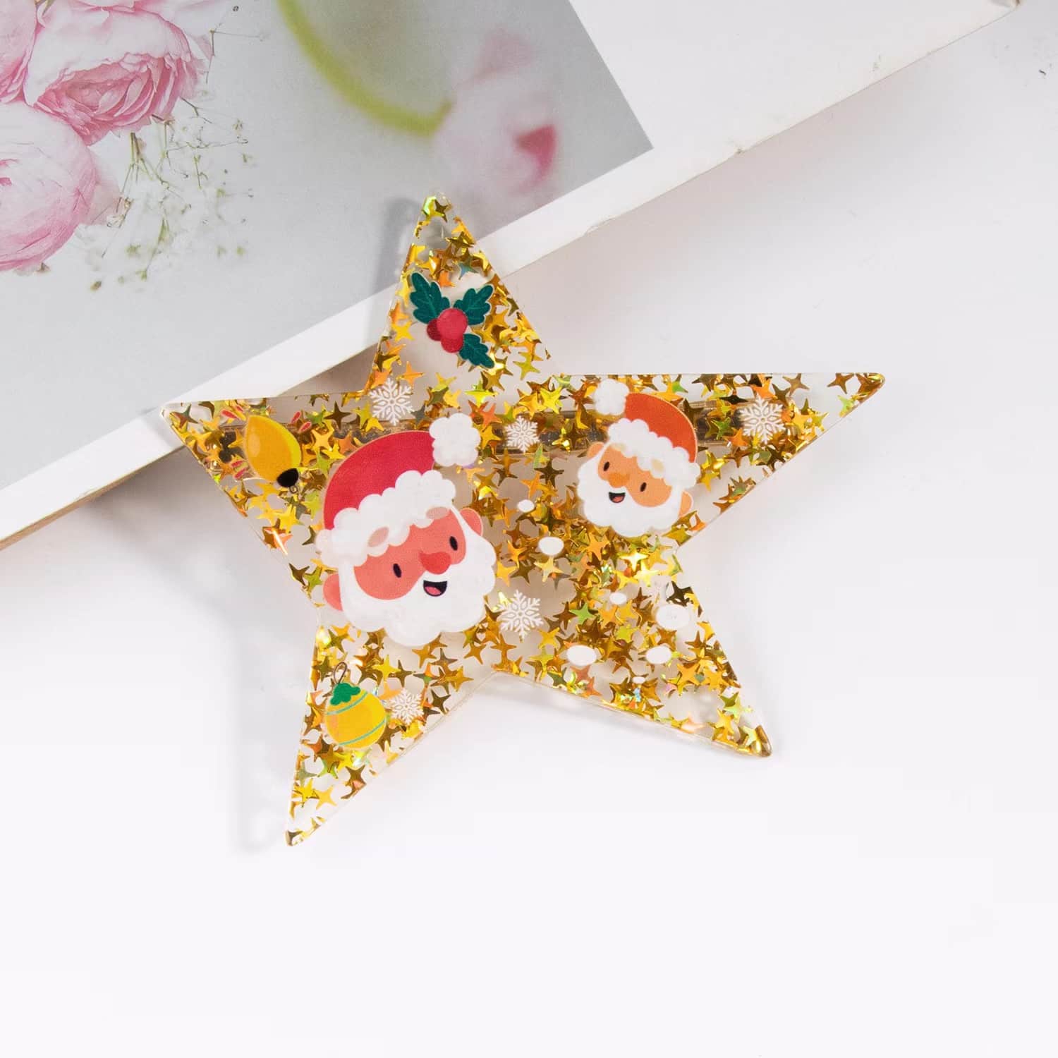 Star Sequins Hair Clip