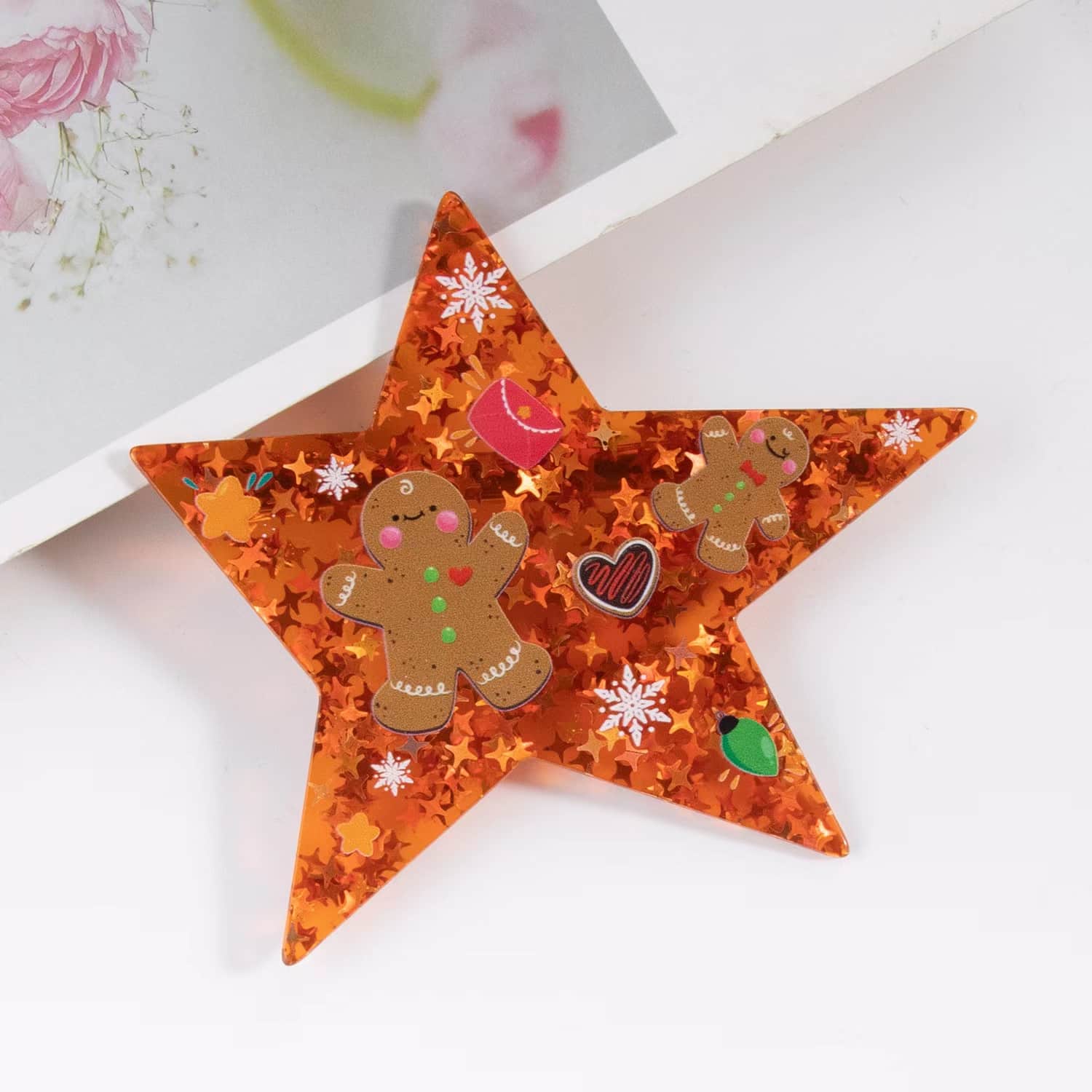 Star Sequins Hair Clip