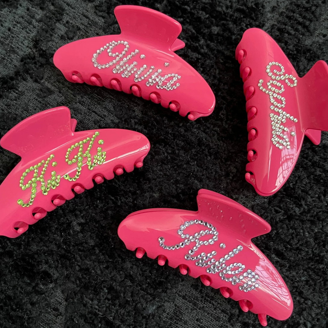 The Nameplate Customized Hair Claw