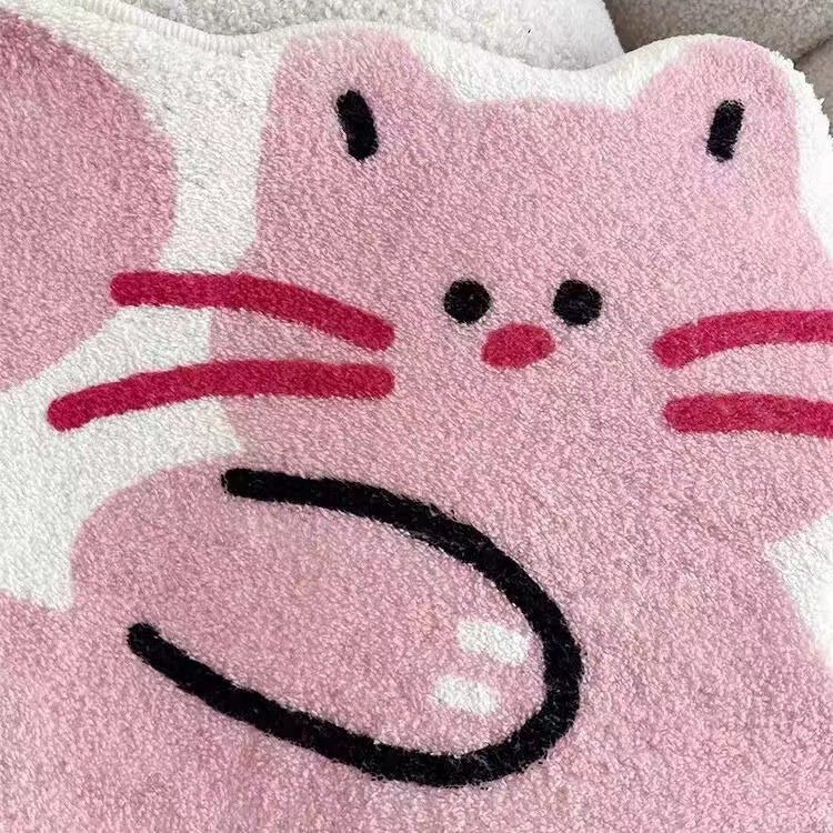 Pink Cat Rug