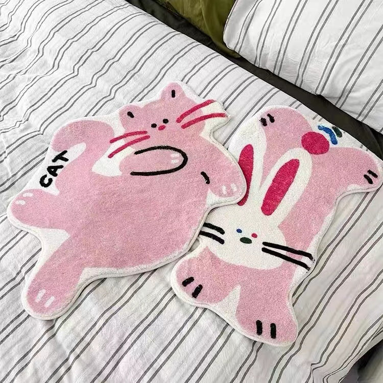 Pink Cat Rug