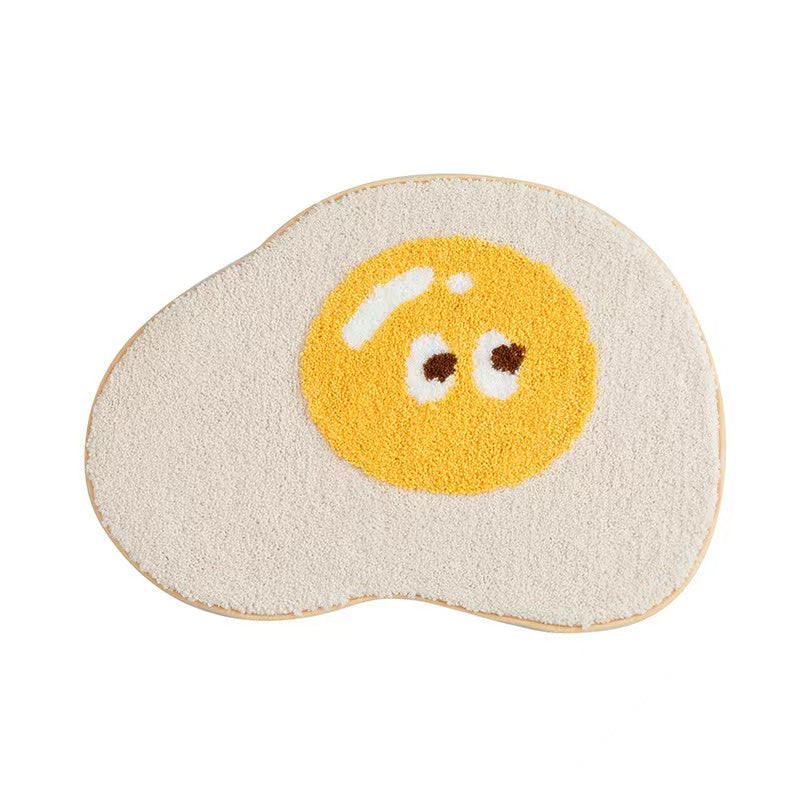 Fried Egg Rug