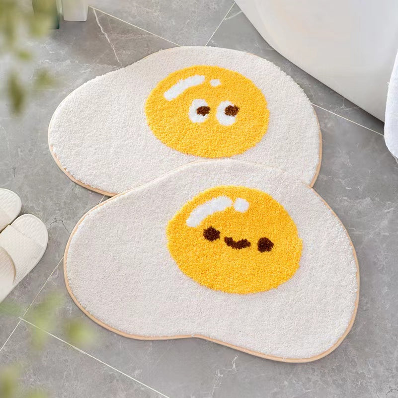 Fried Egg Rug