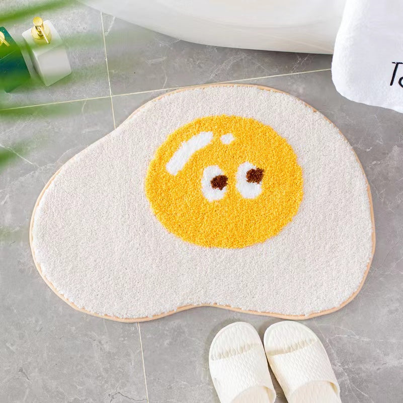 Fried Egg Rug