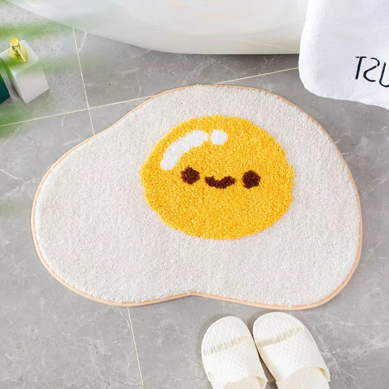 Fried Egg Rug