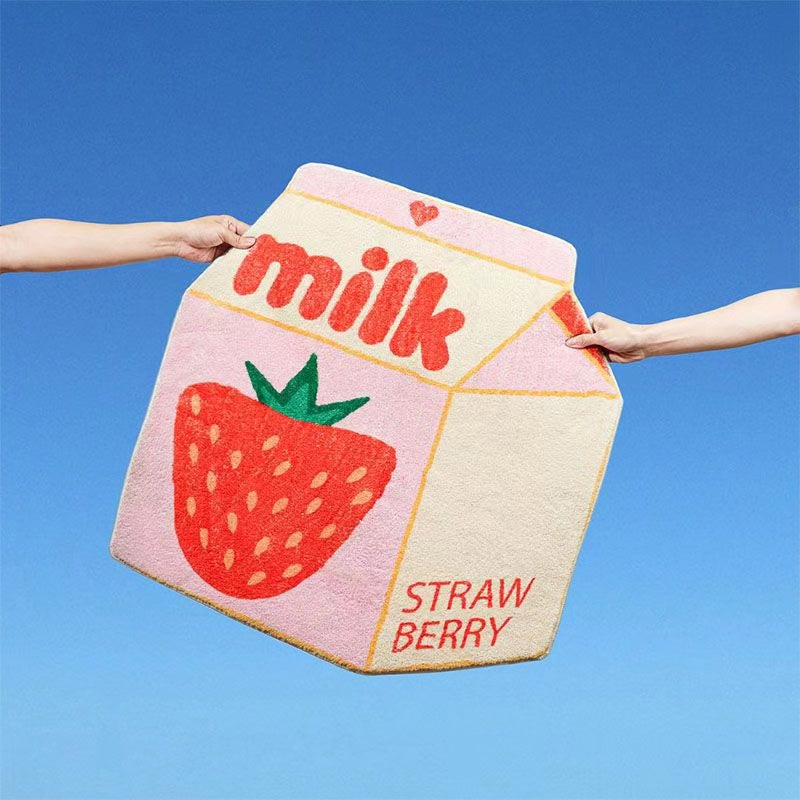 Strawberry Milk Rug