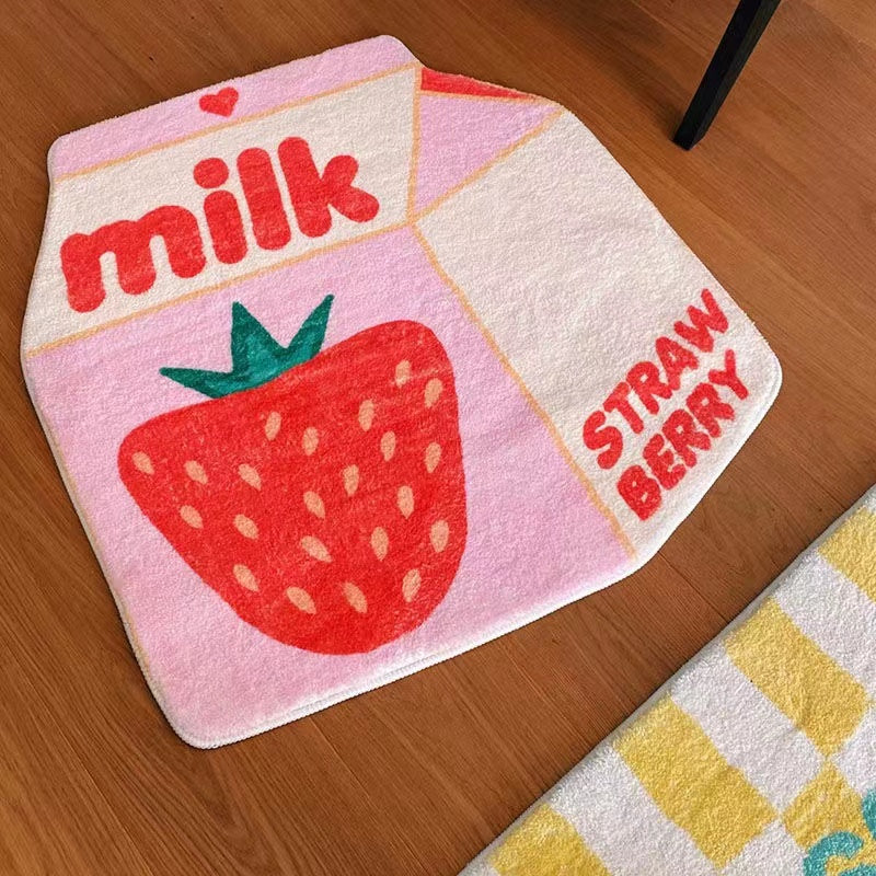 Strawberry Milk Rug