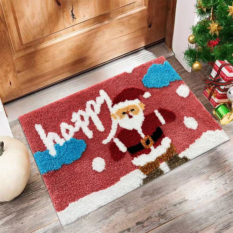 Happy Santa Claus Rug