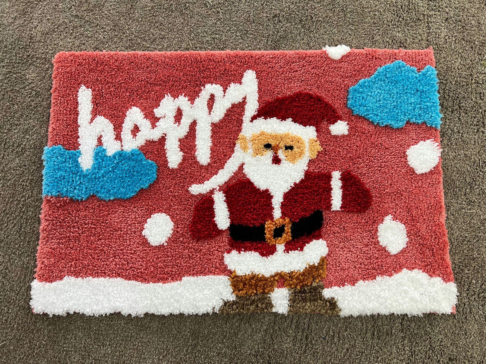 Happy Santa Claus Rug