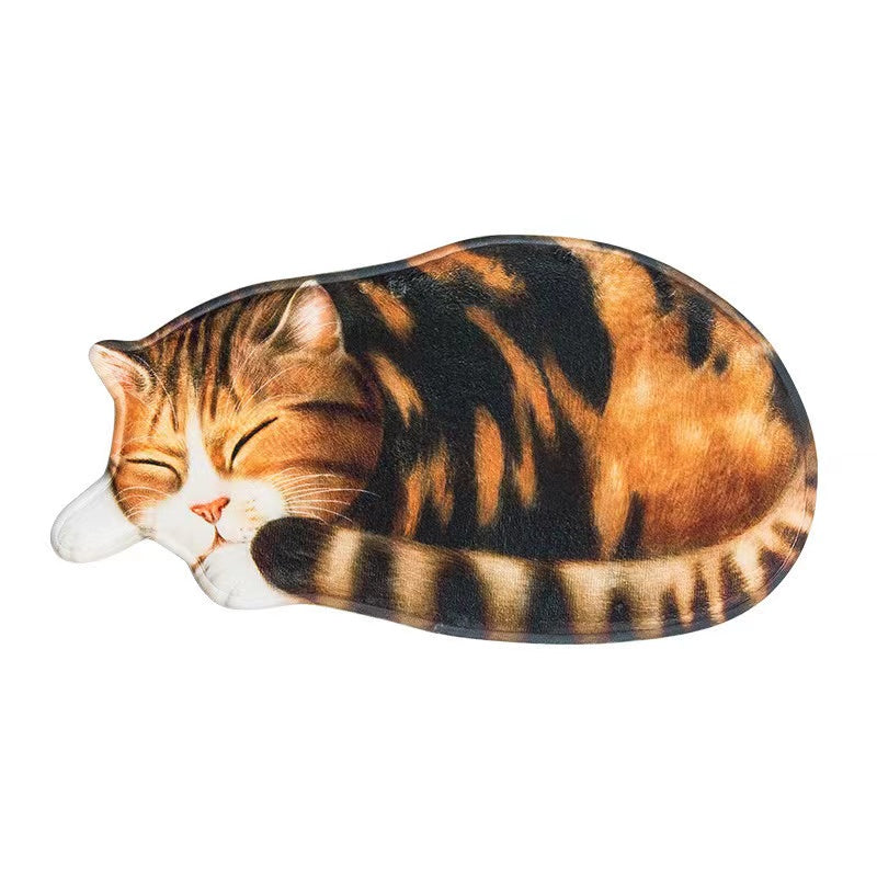 Sleeping Red Cat Rug