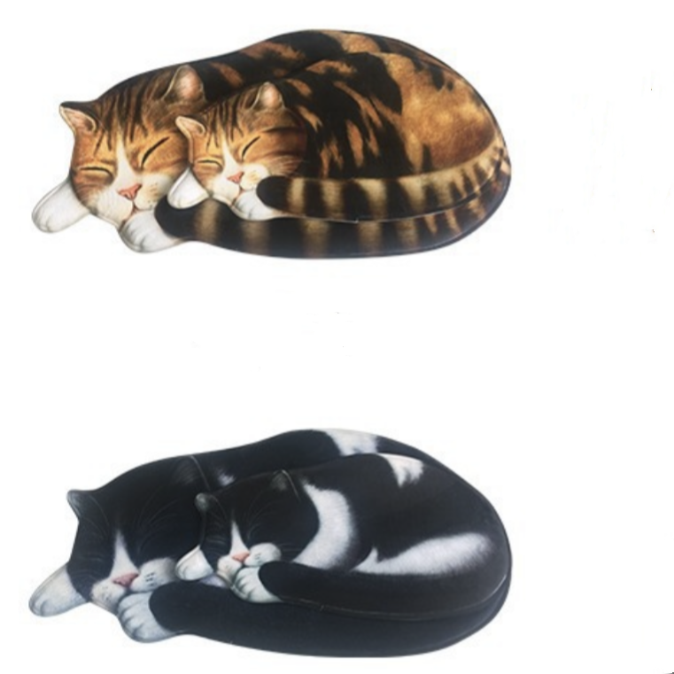 Sleeping Tabby Cat Rug