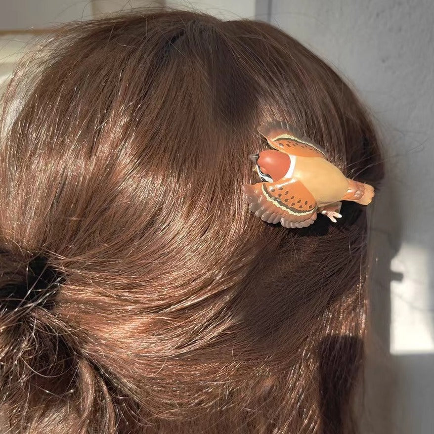 Tired Bird Hair Clip