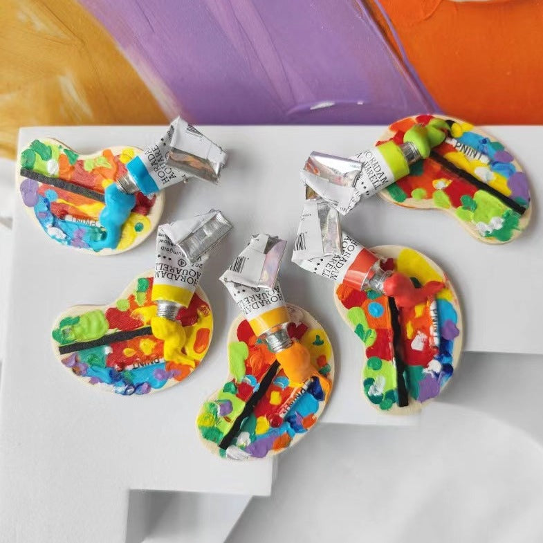 Paint Palette Hair Clip