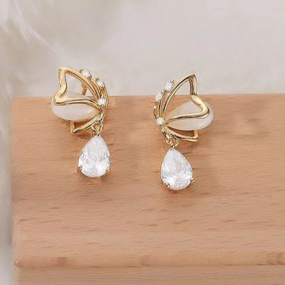 Gem Butterfly Earrings